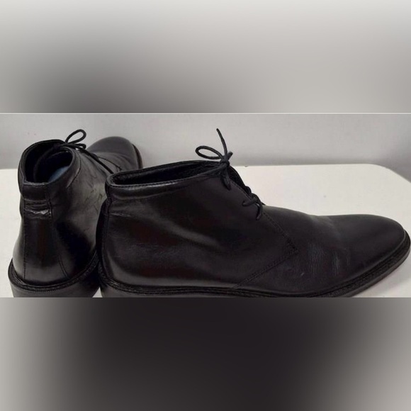 Gordon Rush Black Leather Chukka Boots | Size 9.5 | Weston Style 102064